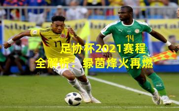 足协杯2021赛程全解析：绿茵烽火再燃